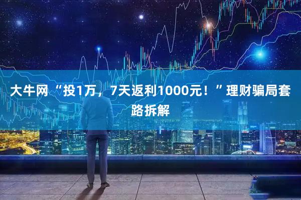 大牛网 “投1万，7天返利1000元！”理财骗局套路拆解